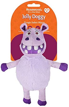 Safari Tough Hippo Dog Toy