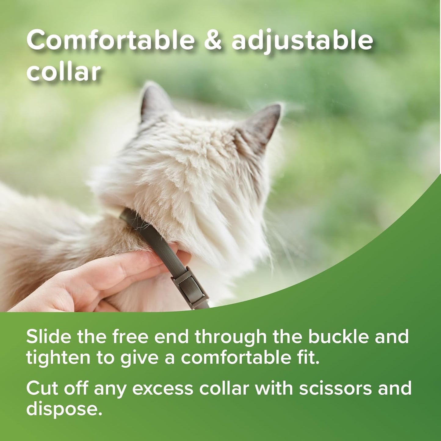 Beaphar Veto Pure Flea and Tick Collar for Cat, Green