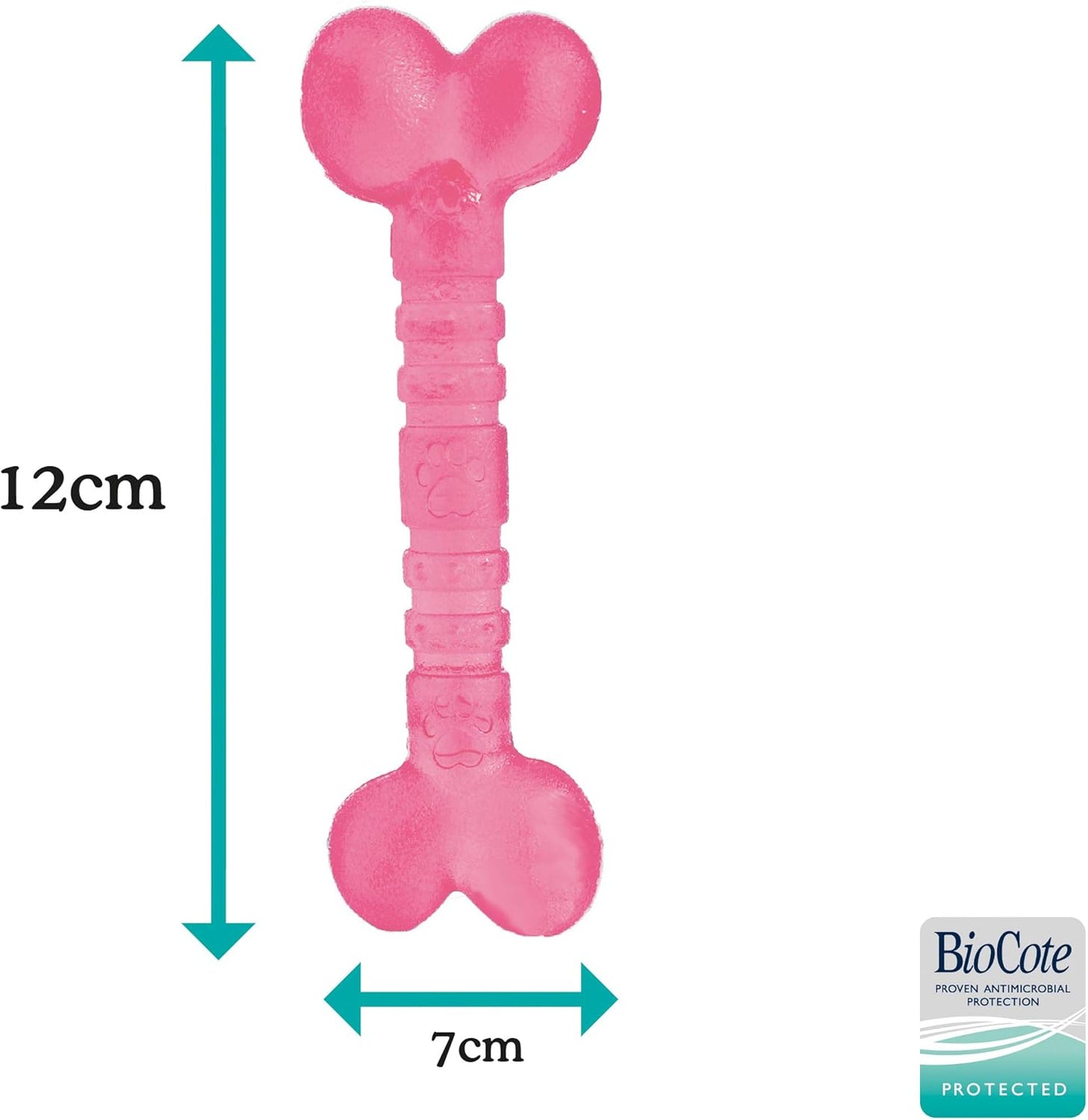 BioSafe Pink Puppy Bone