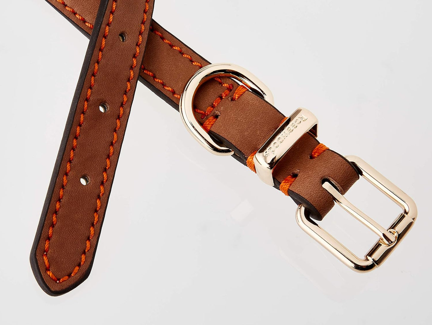 Rosewood Luxury Leather Dog Collar