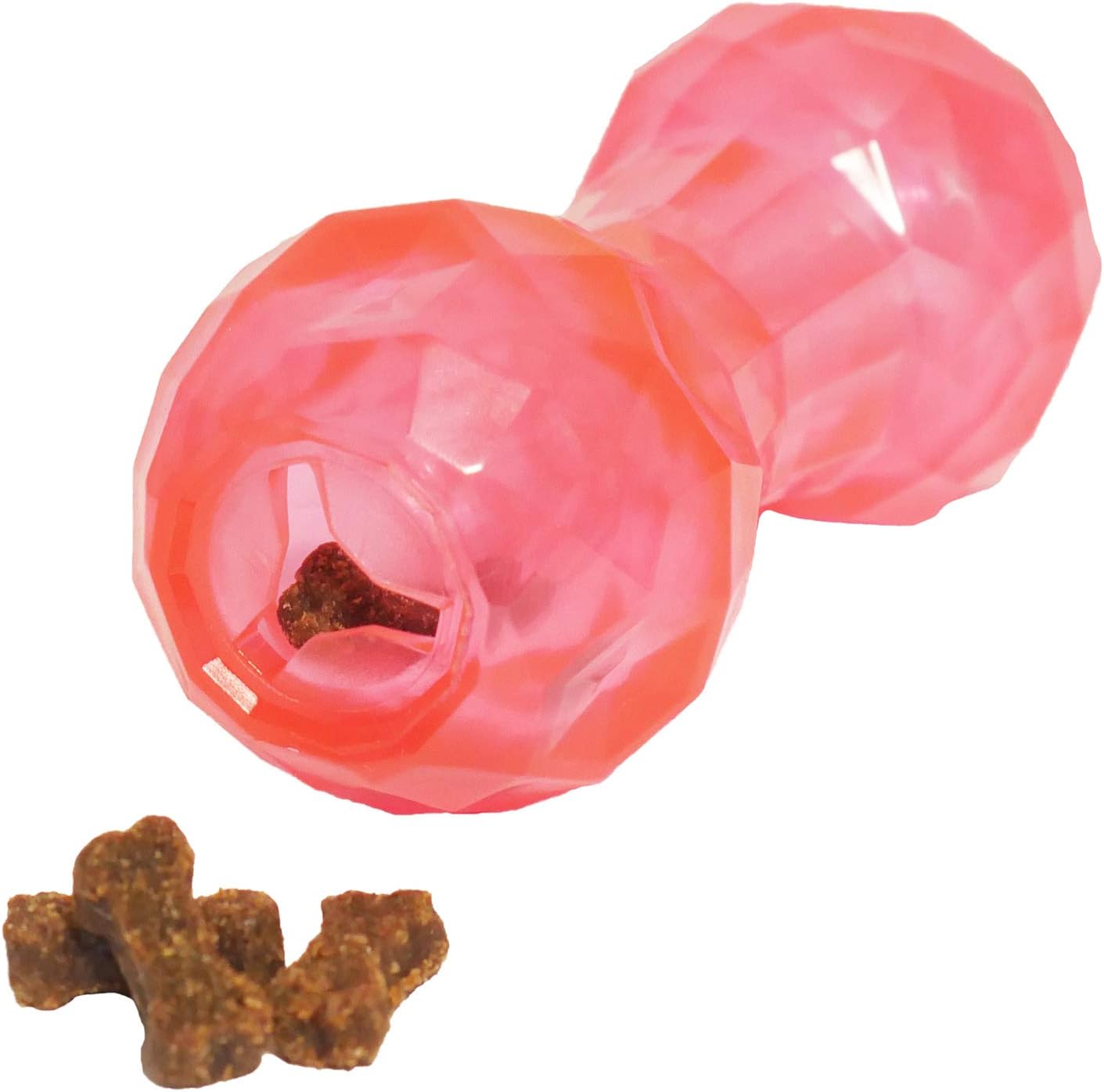 Bio-Safe Puppy Treat Dumbbell Pink