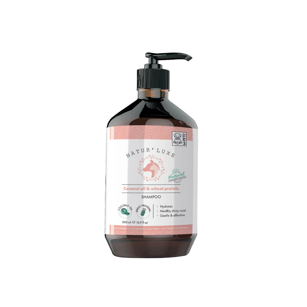 NATUR'LUXE Coconut Oil and Wheat Protein Dog Shampoo - 500ml