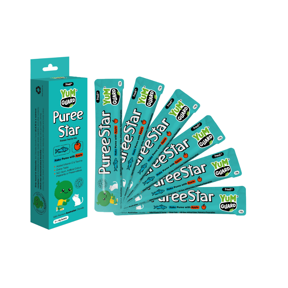 Puree Star Hake And Apple Cat Treat