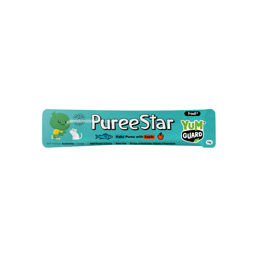Puree Star Hake And Apple Cat Treat