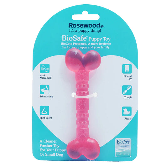 BioSafe Pink Puppy Bone