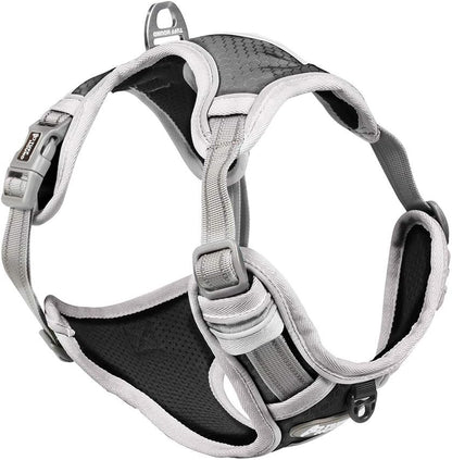 Tuff Hound Black-Grey Harness