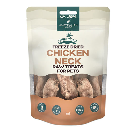 Freeze Dried Chicken Heart Raw Treats 80g for Pets