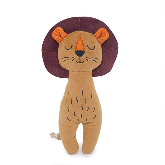 Eco Friendly Plush Lion Dog Toy