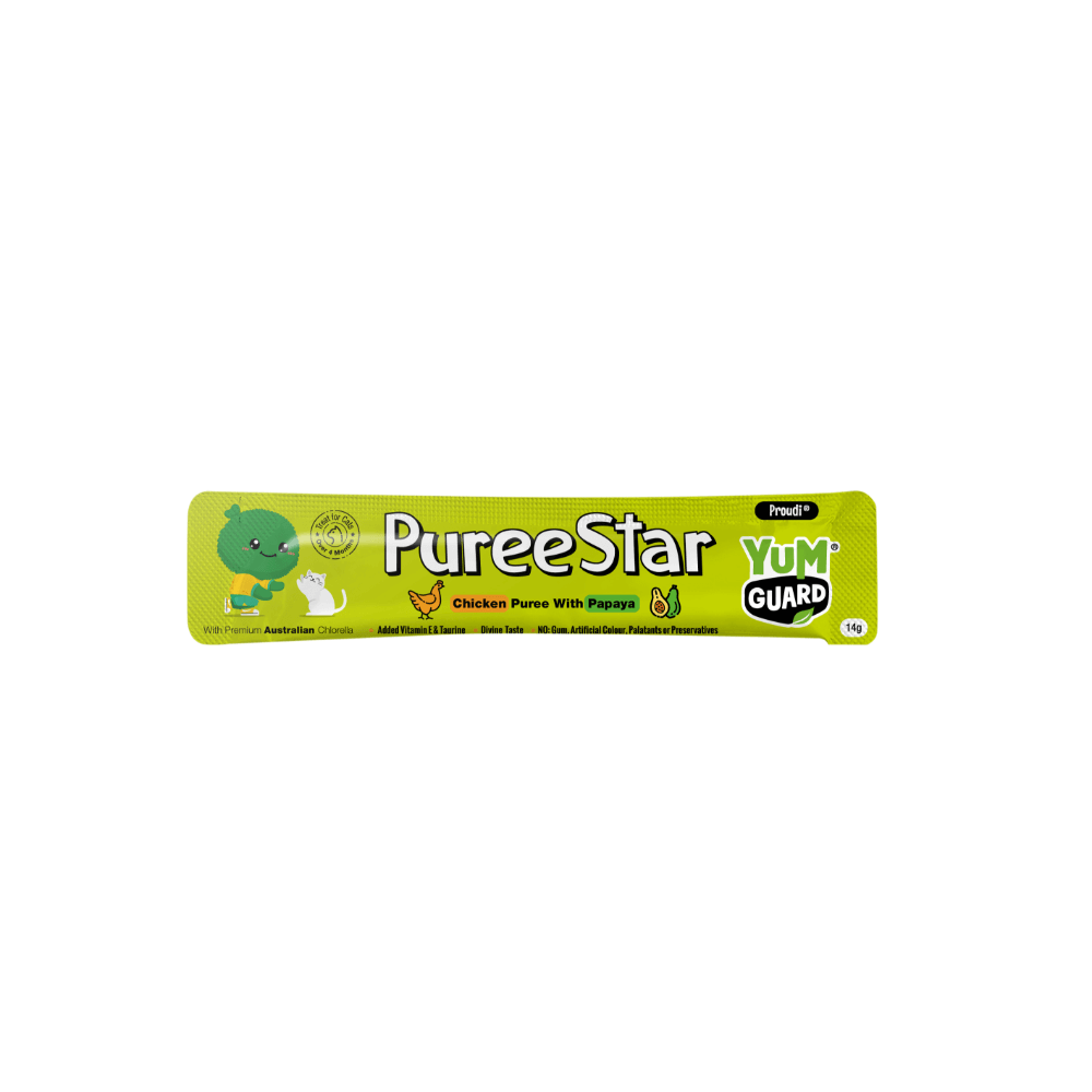 Puree Star Chicken And Papaya Cat Treat